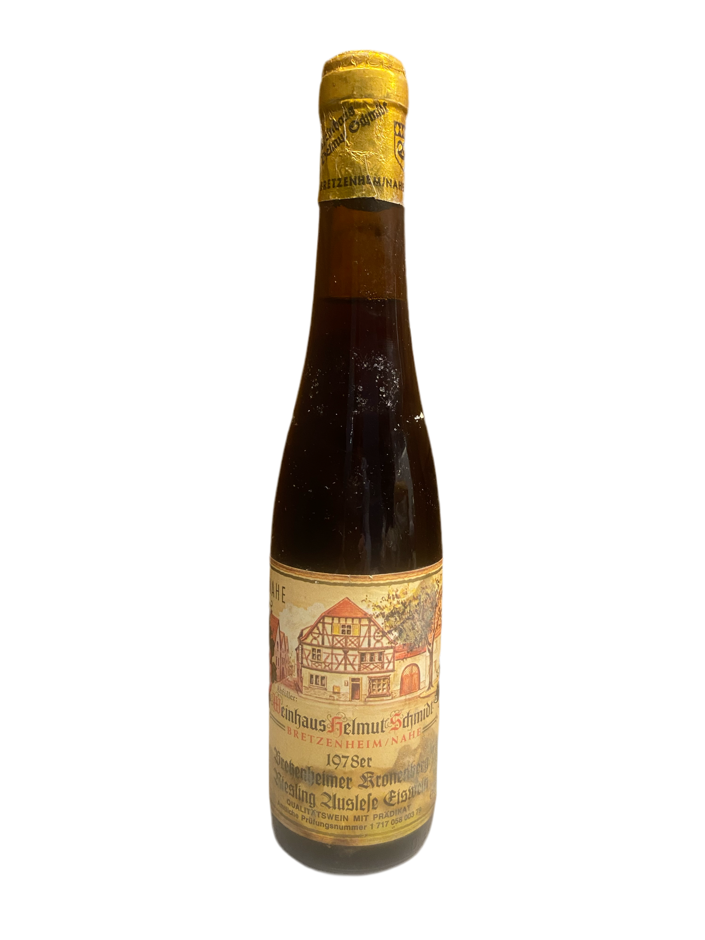 Zeer exclusief - Weinhaus Helmut Schmidt - 1978 Riesling zluslefe Eiswein