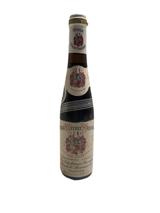 Very exclusive - Weingut Werner Anselmann Edesheimer Rosengarten Huxelrebe Beerenauslese 1983