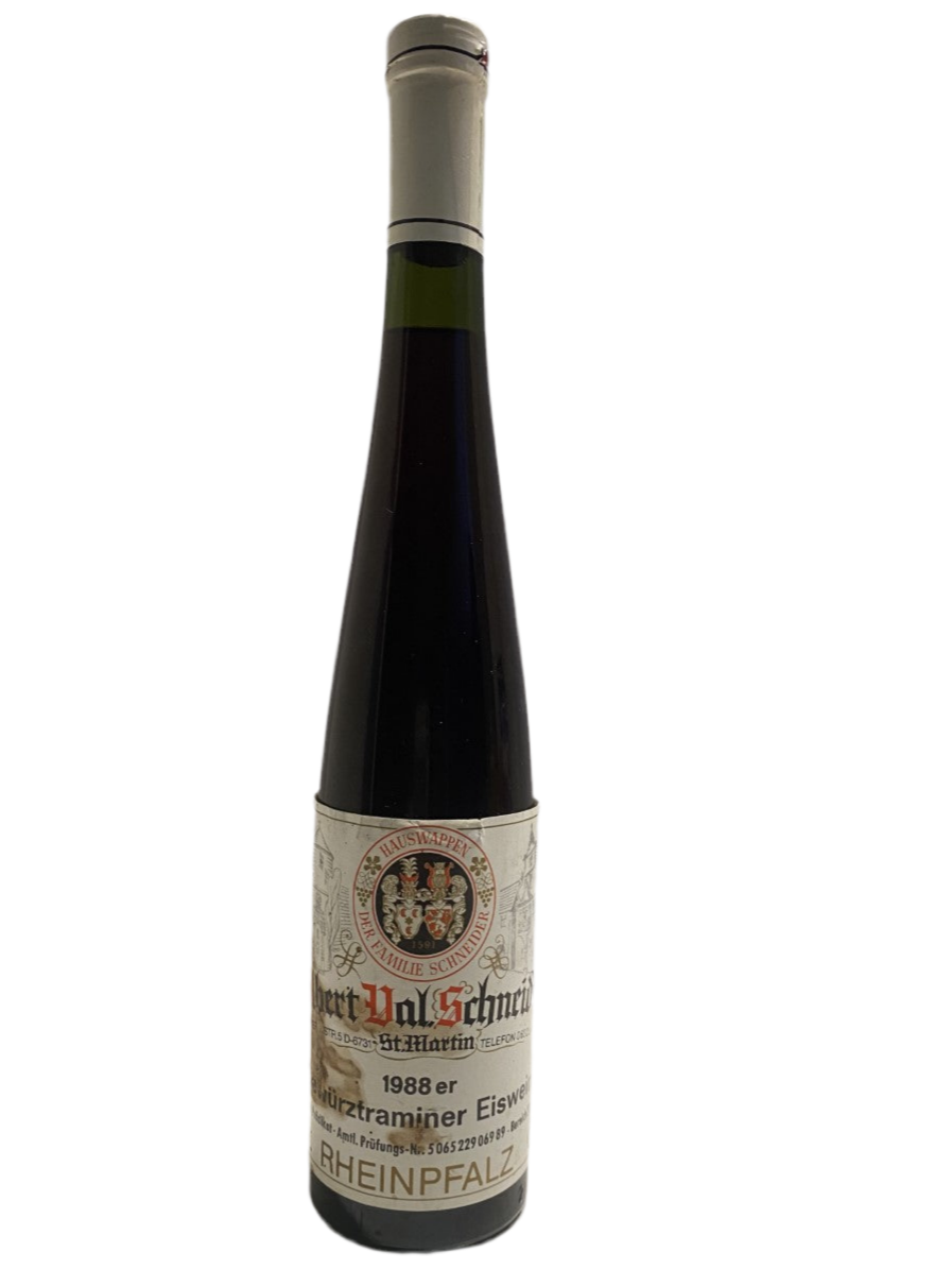 Zeer exclusief - Albert Val Schneider Gewürztraminer Eiswein 1988