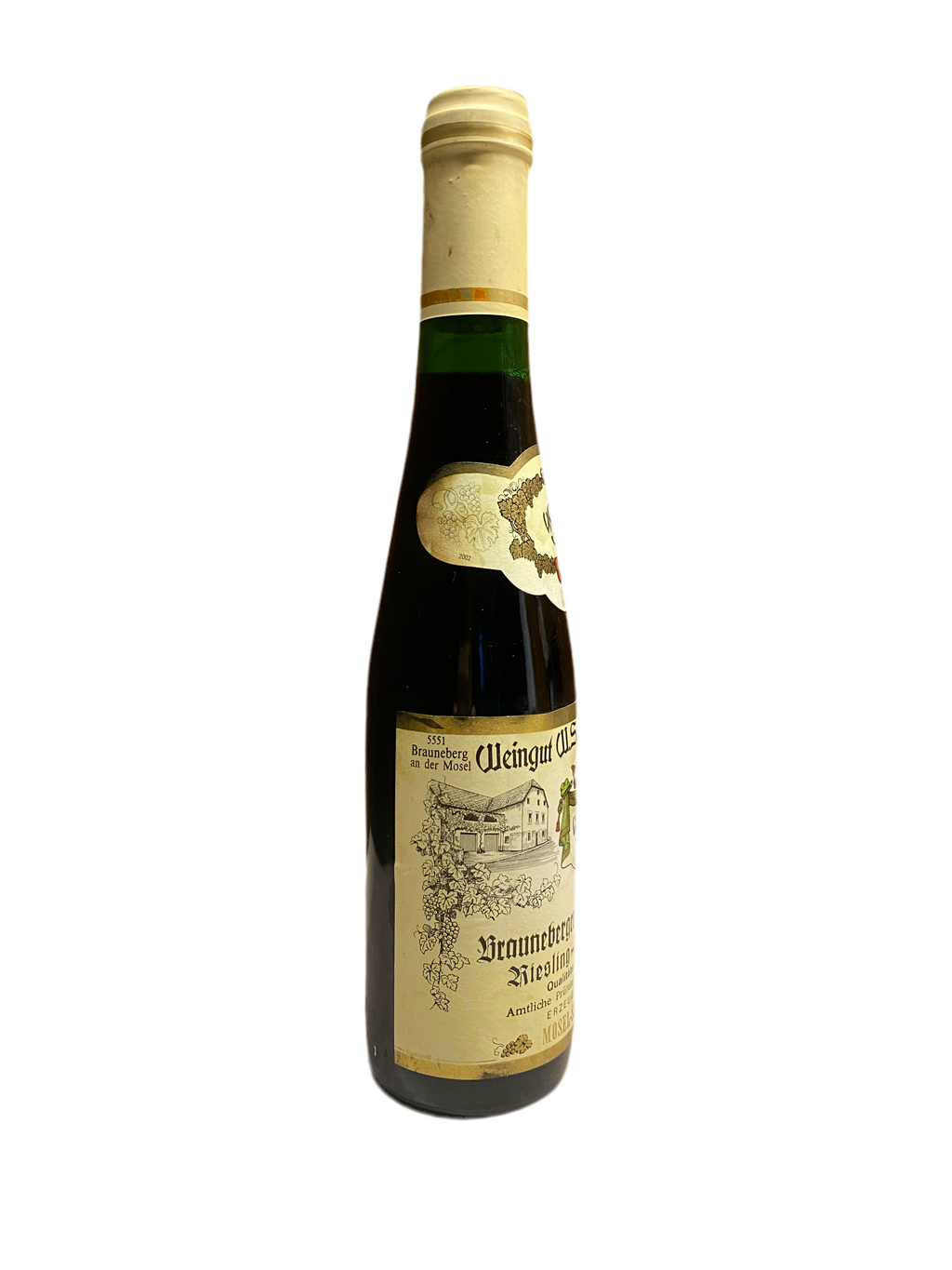 Zeer exclusief Weingut Schiffmann-Conrad 1985er Riesling Beerenauslese. IJswijnen
