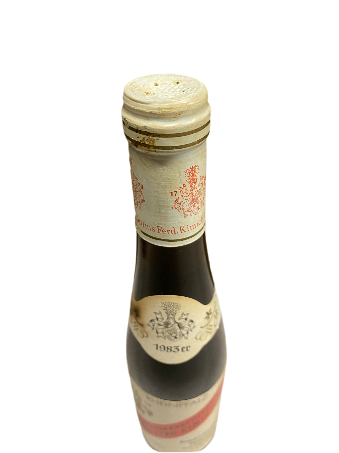 Sehr exklusives Weingut Julius Fred. Kimich Deidesheim Ehrenfelser Eiswein, 375ml, 1983