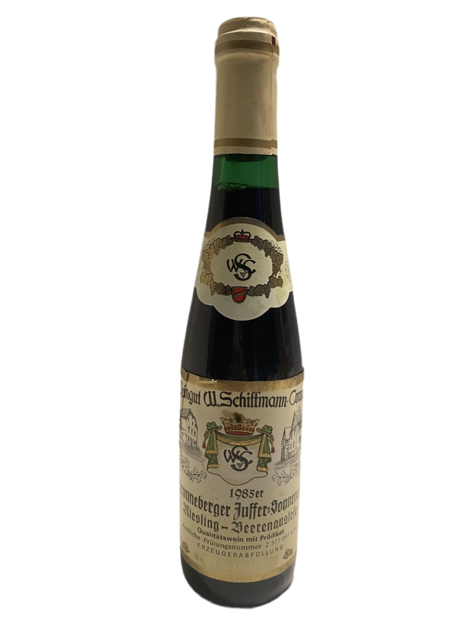 Zeer exclusief - Weingut W. Schiffermann-Conrad Riesling Beerenauslese 1985, 350ml