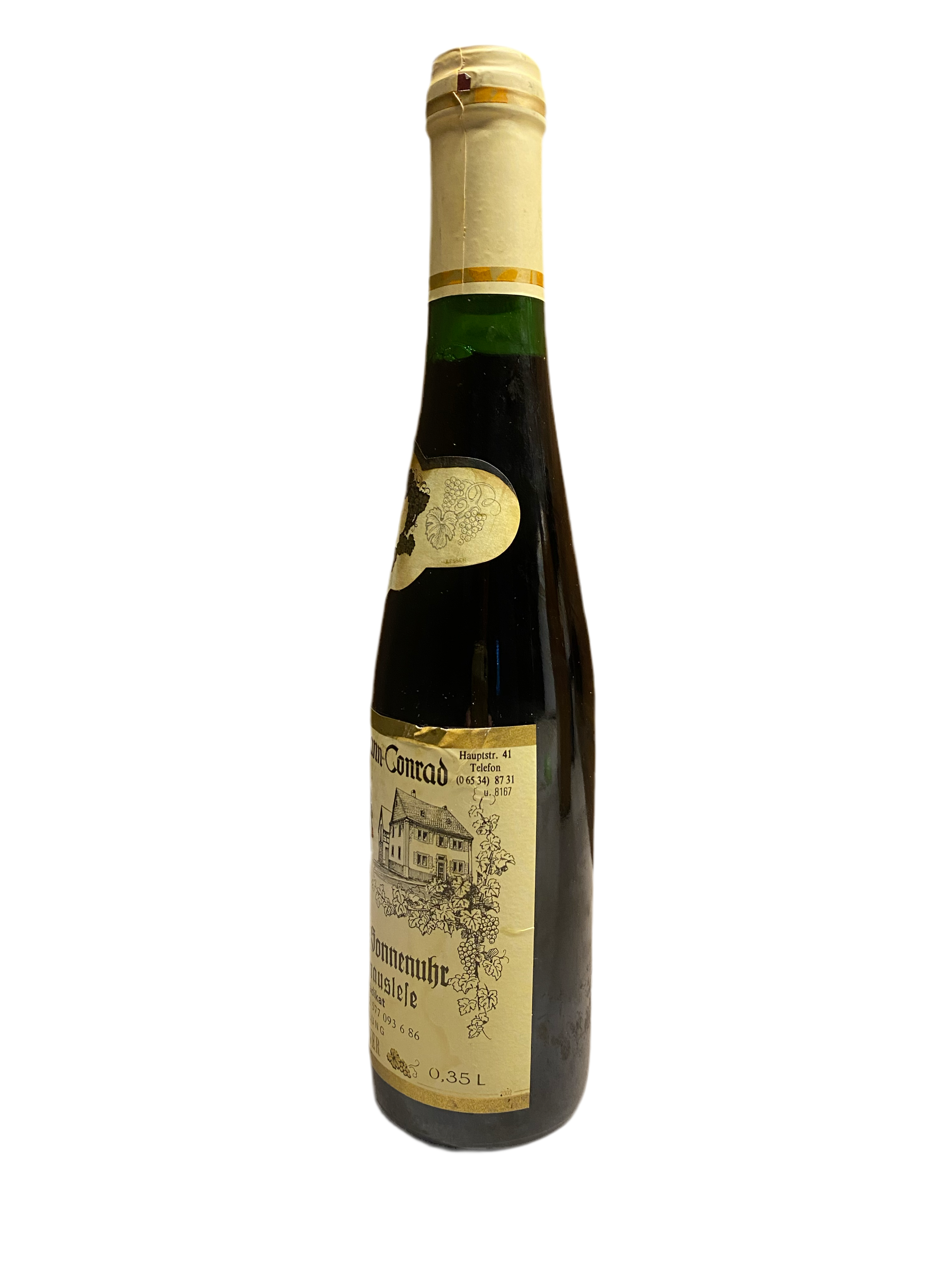 Zeer exclusief Weingut Schiffmann-Conrad 1985er Riesling Beerenauslese. IJswijnen