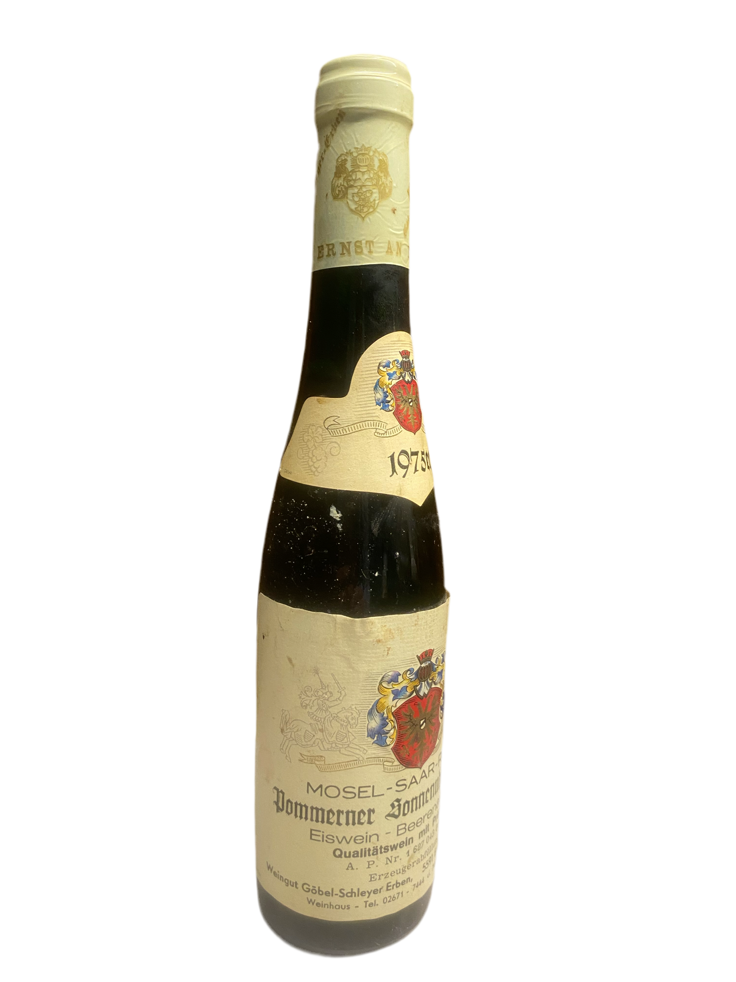 Zeer exclusief - Dommerner Sonnenuhe Riesling Eiswein - Beerenauslese, Weingut Gobel-Schleyer Erben, Cochem, Mosel