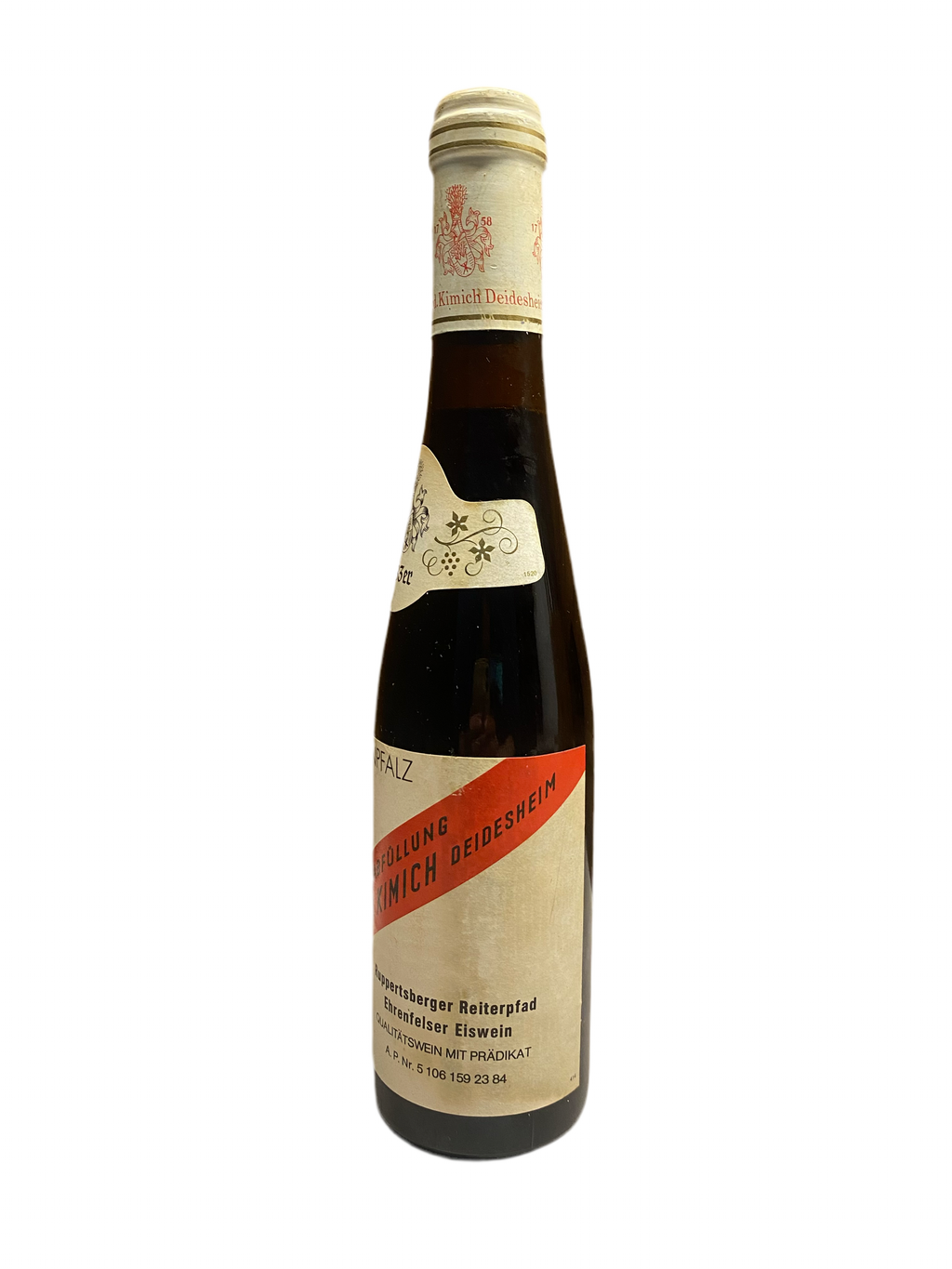 Zeer exclusief Weingut Julius Fred. Kimich Deidesheim Ehrenfelser Eiswein, 375ml, 1983 IJswijnen