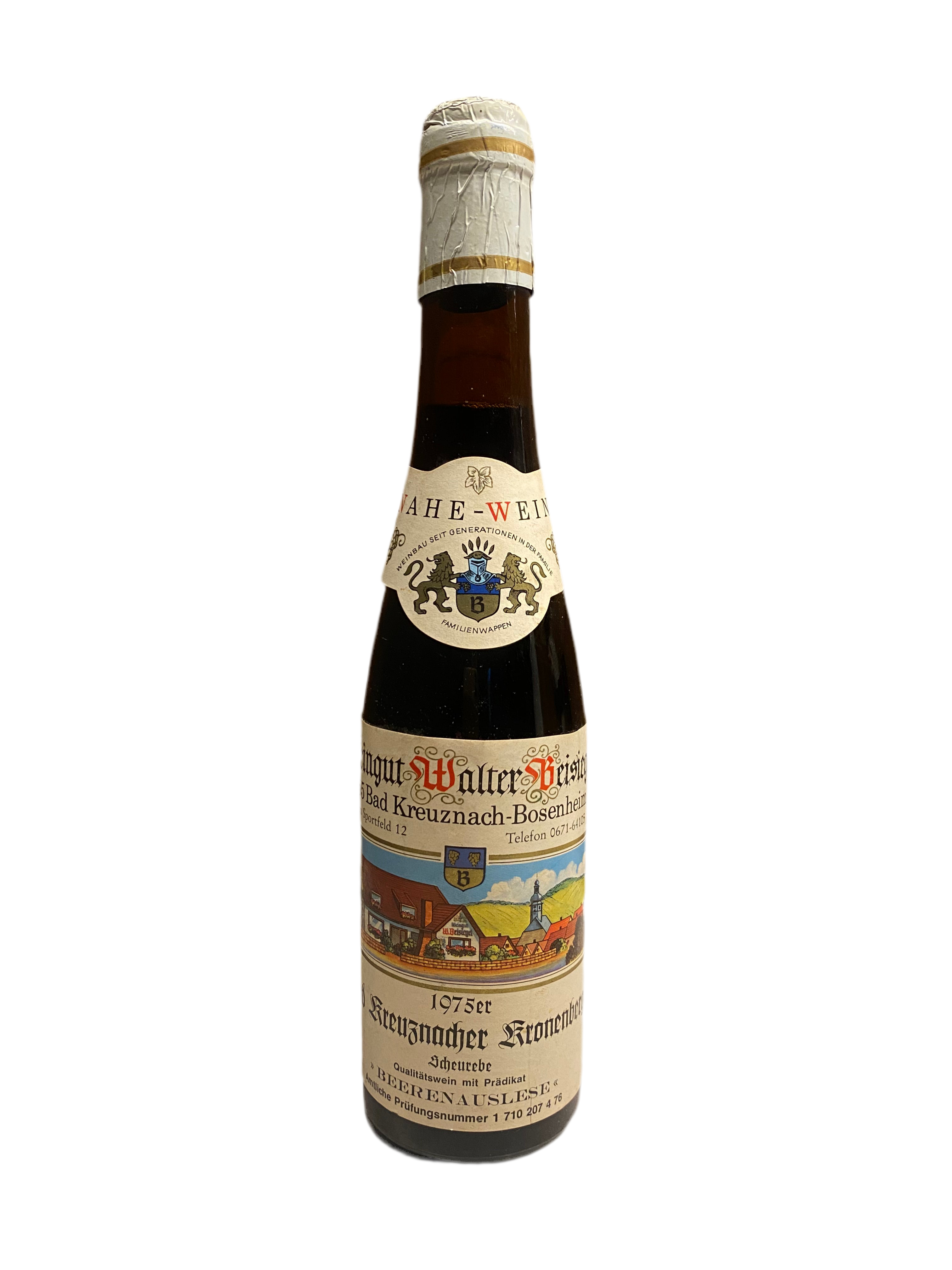 Zeer exclusief Weingut Walter Beisiegel 1975er Beerenauslese IJswijnen