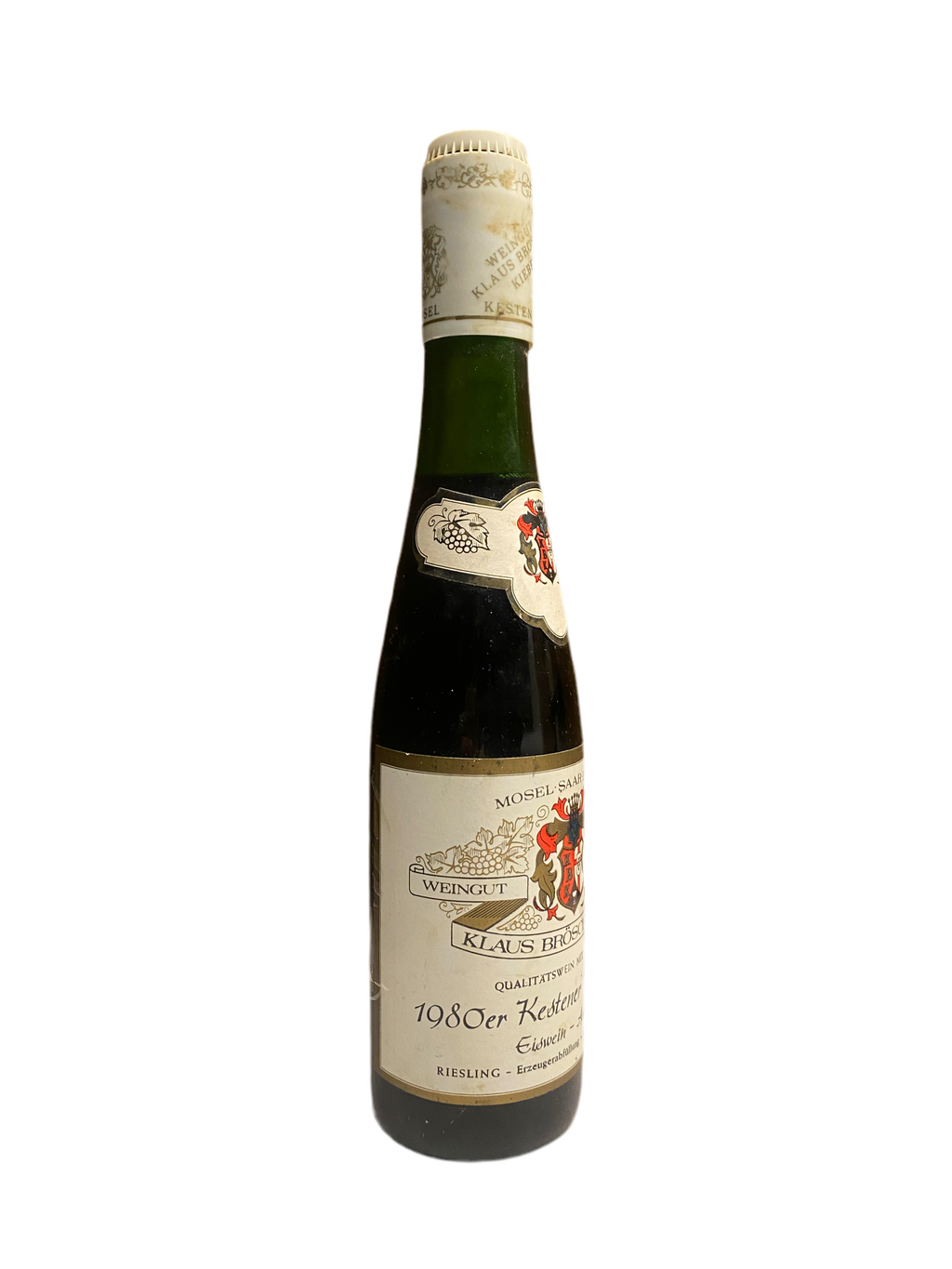 Zeer exclusief Weingut Klaus Brosch Kiebel 1980er Kestener Paulinsberg Eiswein Auslese IJswijnen