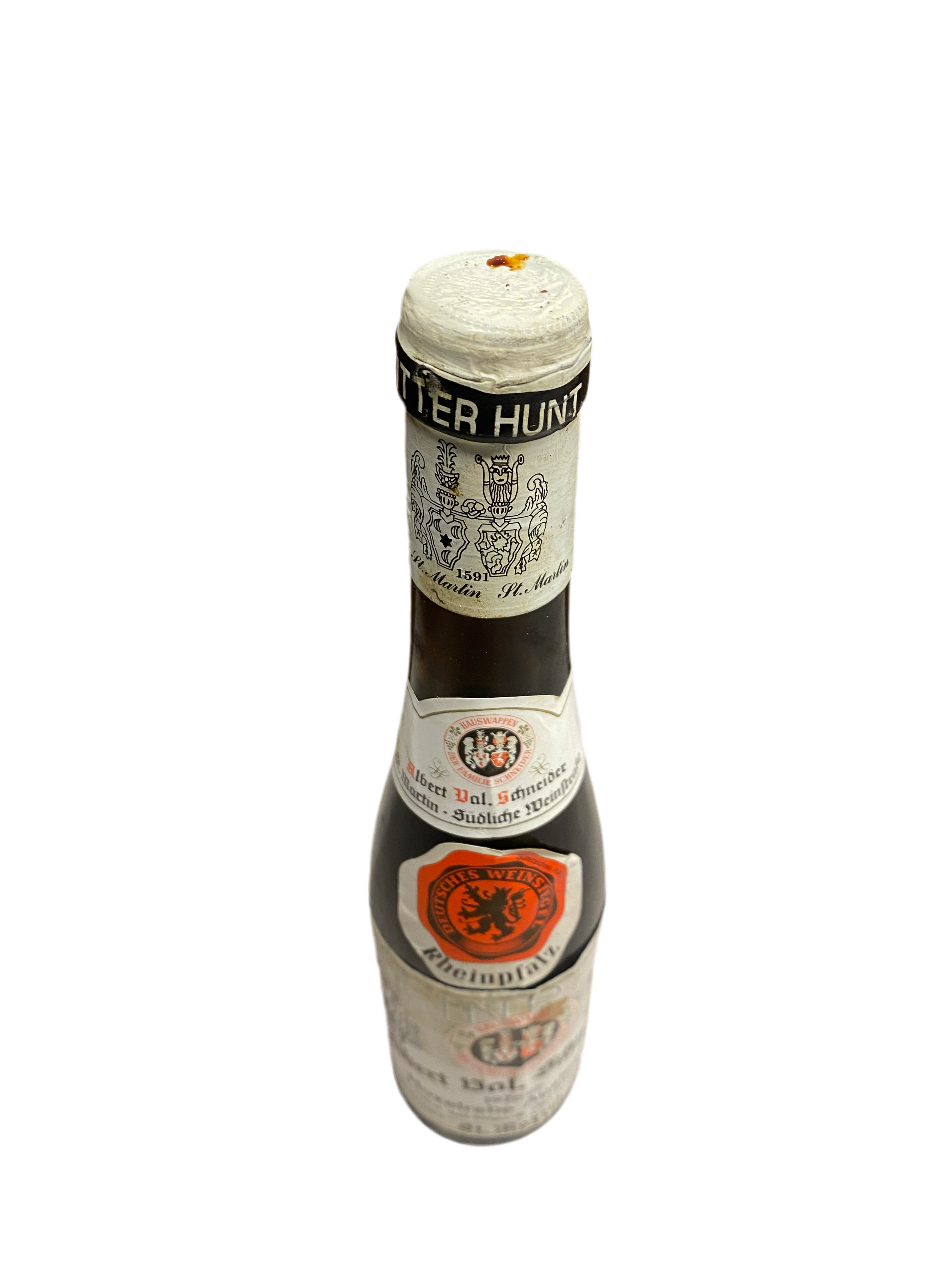 Zeer exclusief Weingut Albert Val Schneider Huxelrebe Auslese, 350ml 1976 IJswijnen