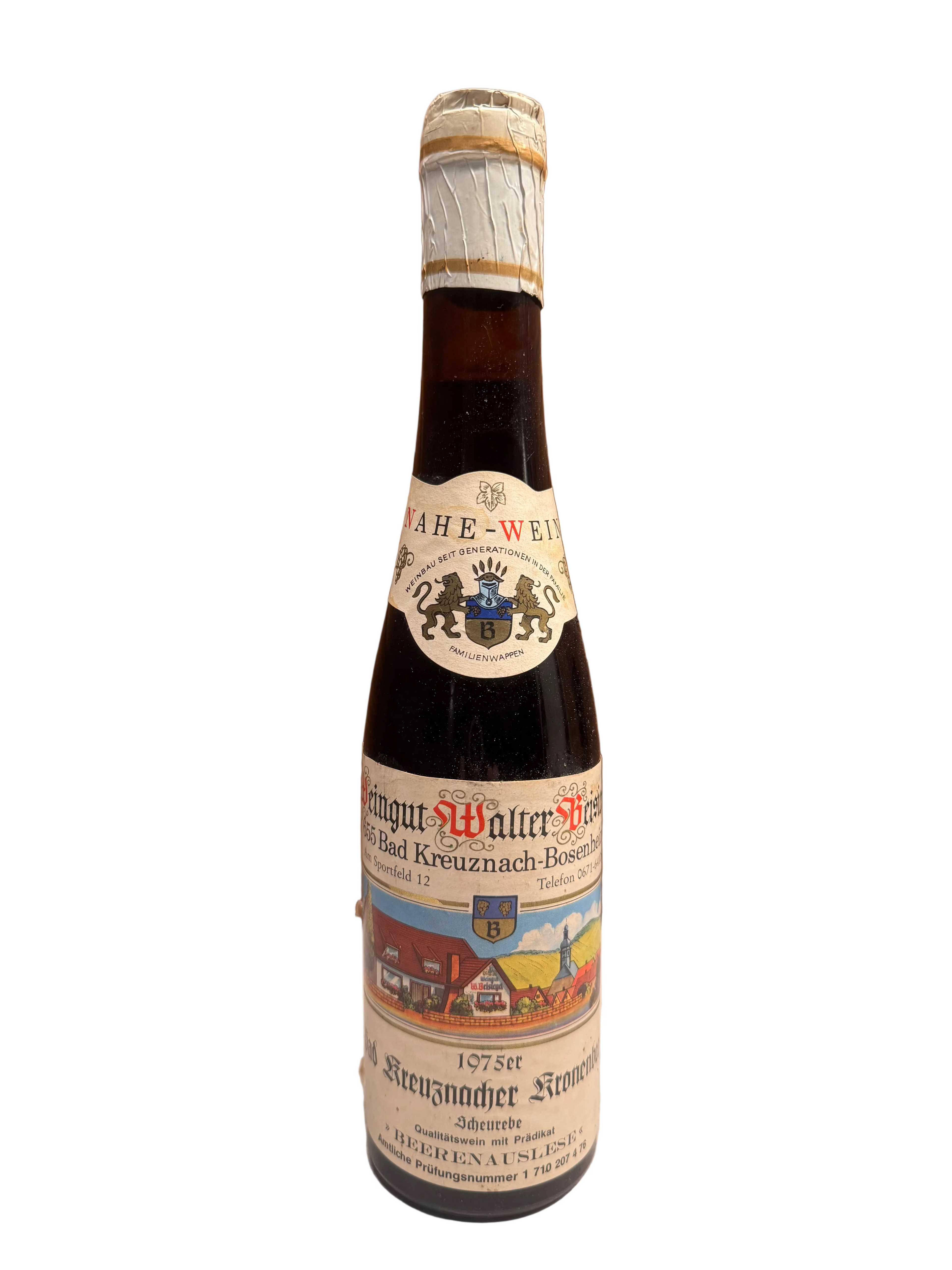 Zeer exclusief Weingut Walter Beisiegel 1975 Beerenauslese