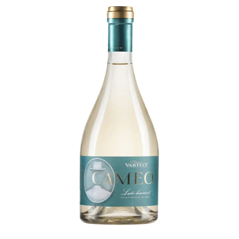 Château Vartely Cameo Late Harvest Sauvignon Blanc, elegante dessertwijn met aroma’s van zwarte bes, papaja, meloen en grapefruit