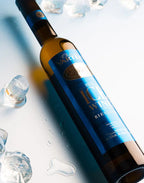 Chateau Vartely IJswijn Riesling 2022 – elegante dessertwijn met honing, perzik en bloemige tonen, perfect bij exotisch fruit of als luxe nagerecht.