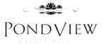 Logo van Pondview Estate Winery – Canadees wijnhuis uit Niagara, bekend om hoogwaardige dessertwijnen en icewines.