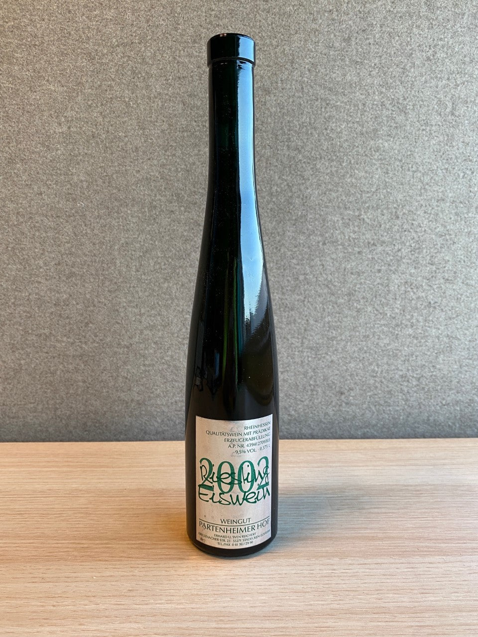 Zeer Exclusief! Riesling eiswein - Weingut Partenheimer Hof 2002 IJswijnen