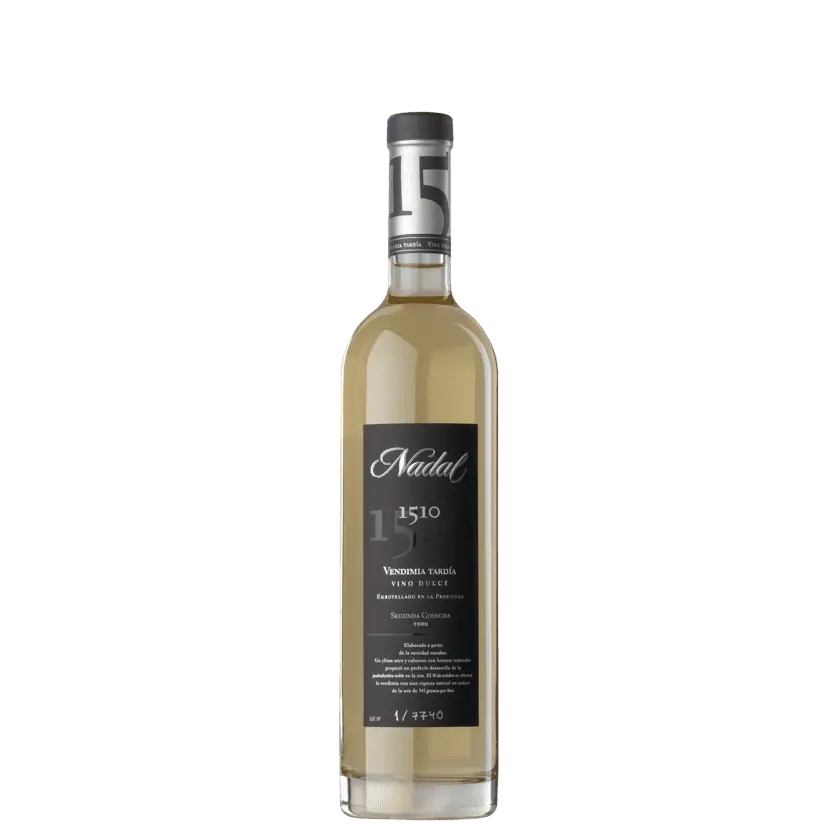 Nadal 1510 Botrytis Reserva Familiar 2000 uit Spanje, exclusieve dessertwijn van het type Beerenauslese met rijke, complexe smaken